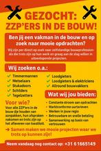 Grondwerkers zzp gezocht
