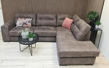 ‼️zgan Haco hoekbank ecoleder ‼️ beschikbaar voor biedingen