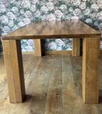 Eiken tafel 100 breed 160 lang 78,5 hoog, Zo goed als nieuw, 150 tot 200 cm, Rechthoekig, 50 tot 100 cm