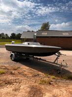 Speedboot met aanhanger en trailer, Watersport en Boten, Ophalen, Gebruikt, Minder dan 70 pk, 3 tot 6 meter