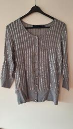 Grijs vest met glitters French connection Maat L, French Connection, Maat 42/44 (L), Ophalen of Verzenden, Zo goed als nieuw