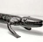 Antieke Bronzen Salamander - 30 cm zeldzaam, Antiek en Kunst, Antiek | Koper en Brons, Ophalen of Verzenden