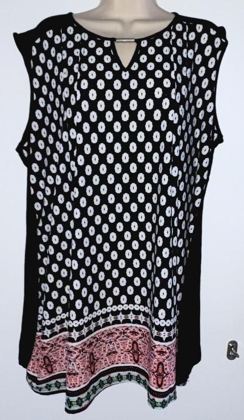 D'un Commun Accord tuniek maat XXXL (46/48), Kleding | Dames, Grote Maten, Zo goed als nieuw, Blouse of Tuniek, Zwart, Ophalen of Verzenden
