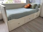 Hemnes ikea bedbank, Ophalen, Gebruikt, Wit, Tweepersoons