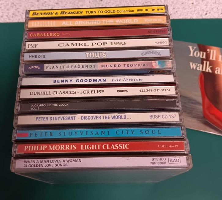 cd's	sigaretmerken 14 stuks, Cd's en Dvd's, Cd's | Pop, Zo goed als nieuw, 2000 tot heden, Ophalen of Verzenden