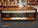 Prachtige phillips biampli buizenradio gerestaureerde staat, Antiek en Kunst, Antiek | Tv's en Audio, Ophalen of Verzenden