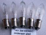 Kerstverlichting 5 res. lampje 14V 3W Kenbo bovenin geribd, Diversen, Kerst, Ophalen of Verzenden, Nieuw