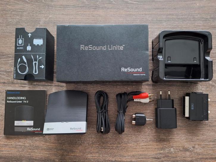 ReSound Unite TV Streamer 2, compleet / voor slechthorend, Diversen, Verpleegmiddelen, Zo goed als nieuw, Ophalen of Verzenden