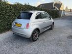 Fiat 500 1.4-16V Sport | Leer | Navi | Airco | LMV | Elekt., Auto's, Voorwielaandrijving, 101 pk, Gebruikt, Zwart