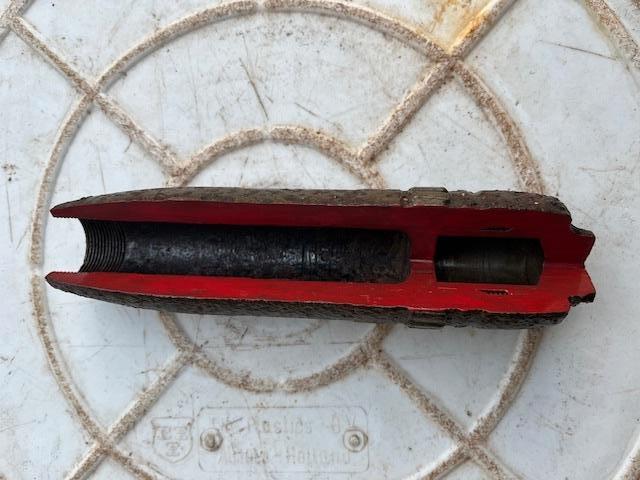 WW-2 Doorsnede van 5 cm Flak 41 Explosieve Granaat, Verzamelen, Militaria | Tweede Wereldoorlog, Landmacht, Hulzen of Bodemvondsten