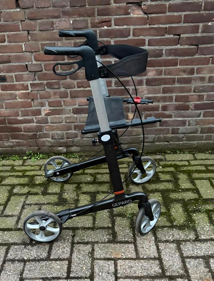 Gepard Carbon Fiber Rollator - 5.1 kg = super licht, Diversen, Rollators, Zo goed als nieuw, Ophalen