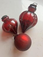 Zware glazen kerstballen, Ophalen, Zo goed als nieuw