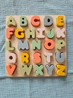 Houten letter puzzel, Ophalen, 10 tot 50 stukjes, Zo goed als nieuw
