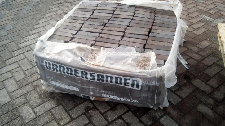 Gebakken klinkers dikformaat 450 stuks rood/paars, Tuin en Terras, Tegels en Klinkers, Nieuw, Klinkers, Minder dan 5 m², Ophalen