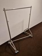 Industrieel kledingrek - 140cm hoog, verstelbaar, Kleding | Dames, Kledingrekken, Ophalen, Met wielen, Gebruikt