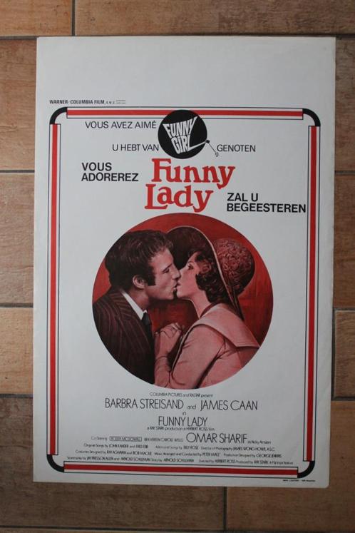 filmaffiche Barbra Steisand Funny Lady 1975 filmposter, Verzamelen, Posters, Zo goed als nieuw, Film en Tv, A1 t/m A3, Rechthoekig Staand