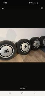 16"Originele Zeldzame Mercedes Putdeksel Velgen W124/201/140, Gebruikt, Velg(en), 16 inch, Personenwagen
