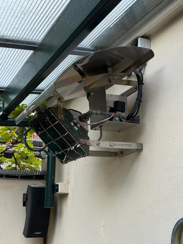 Twee Schwank terras verwarmers, Tuin en Terras, Terrasverwarmers, Ophalen, Gebruikt, Gas, Wand