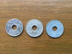Munten Frankrijk 10 cemtimes 1918, 1923 en 1941(zink), Ophalen of Verzenden, Frankrijk