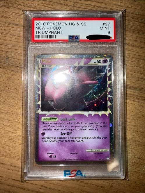 mew prime holo psa 9, Hobby en Vrije tijd, Verzamelkaartspellen | Pokémon, Nieuw, Losse kaart, Ophalen of Verzenden