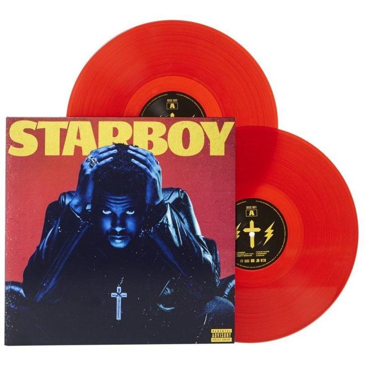 Vinyl 2LP The Weeknd Starboy TRANSLUCENT RED NIEUW, Cd's en Dvd's, Vinyl | Pop, Nieuw in verpakking, 2000 tot heden, 12 inch, Ophalen of Verzenden