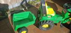 trap tractor John Deere met voorlader en aanhanger, Ophalen, Gebruikt, Overige merken, Met kar of aanhanger