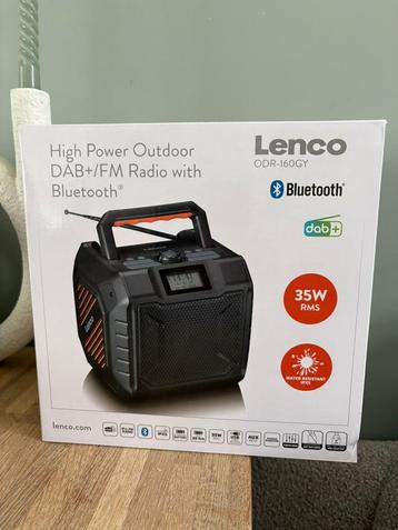 Lenco ODR-160GY High Power Outdoor DAB+/FM Radio Bluetooth beschikbaar voor biedingen