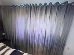 Lange lila gordijnen met glans -rvs ringen- vallend als wave, Ophalen, Gebruikt, Overige kleuren, 200 cm of meer