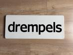 Verkeersbord drempels 20 x 50 cm, Ophalen of Verzenden, Reclamebord