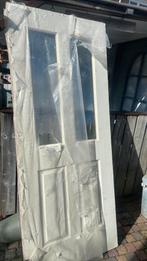 NIEUWE :Klassieke binnen deur met facet glas👉🏾 BIEDEN, Doe-het-zelf en Verbouw, Deuren en Horren, 80 tot 100 cm, Binnendeur