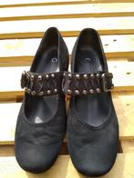 Mooie zwarte leren pump Gabor comfort maat 5 = 38, Pumps, Zwart, Gabor, Ophalen of Verzenden