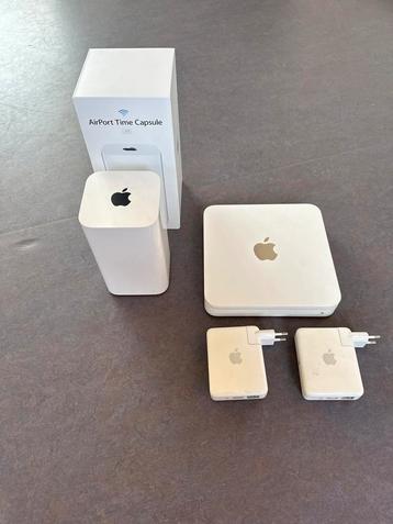 Apple AirPort Time Capsule + Express beschikbaar voor biedingen