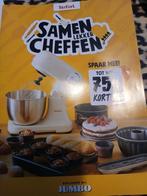 2 volle spaarkaarten Jumbo Tefal samen lekker cheffen, Ophalen of Verzenden, Winkel, Super of Benzinepomp, Volle spaarkaart