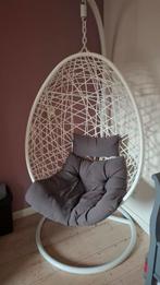 Super mooie witte hangstoel ei, Ophalen, Zo goed als nieuw, Wit, Eén
