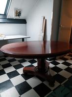 Eettafel antiek mahonie., Huis en Inrichting, Tafels | Eettafels, Gebruikt, 100 tot 150 cm, 50 tot 100 cm, Overige vormen