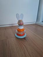 Houten Stapeltoren Konijn - Janod, Ophalen of Verzenden, Zo goed als nieuw, Overige typen