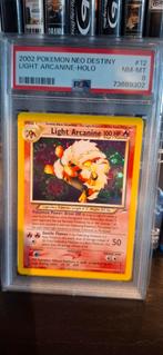 Light Arcanine PSA 8, Hobby en Vrije tijd, Verzamelkaartspellen | Pokémon, Ophalen of Verzenden, Zo goed als nieuw, Losse kaart