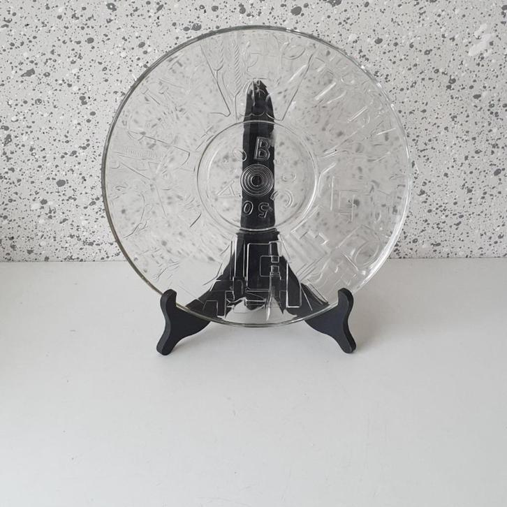 ABC persglas schaal G.J. Thomassen, Antiek en Kunst, Antiek | Glas en Kristal, Ophalen of Verzenden