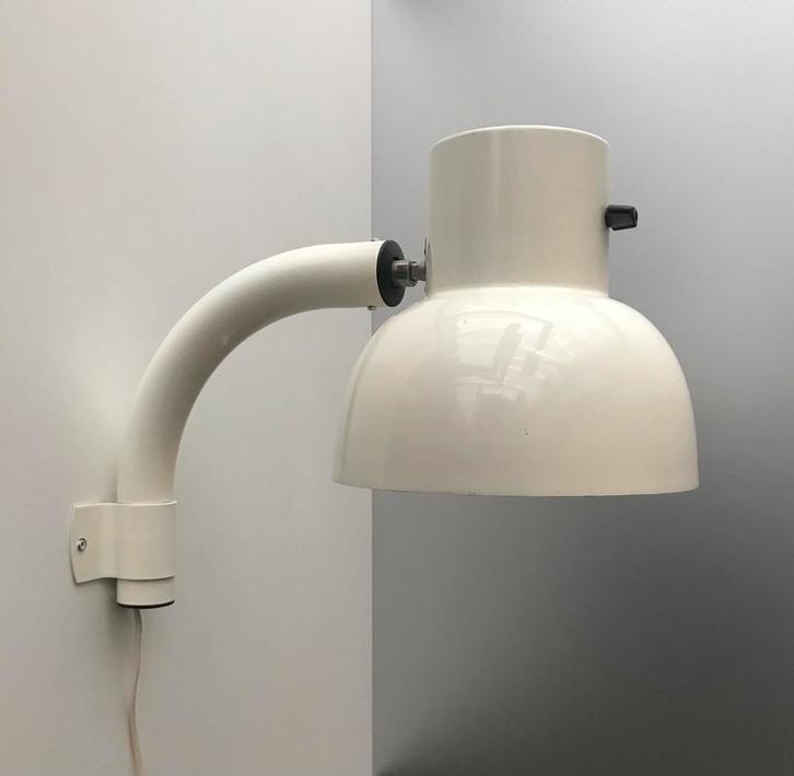 Hans Agne Jacobsson wall lamp for AB Markaryd 60s, Huis en Inrichting, Lampen | Wandlampen, Gebruikt, Metaal, Ophalen of Verzenden