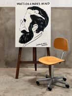 Schilderij Sigmund Freud, canvas 1992, Ophalen of Verzenden