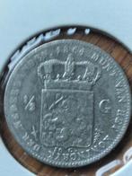 1/2 gulden 1864 Willem 3, Postzegels en Munten, Munten | Nederland, Ophalen of Verzenden, Koning Willem III, 1 gulden
