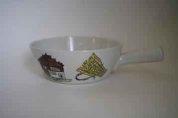 vintage Royal Sphinx handgedecoreerde fonduepan wallis beschikbaar voor biedingen