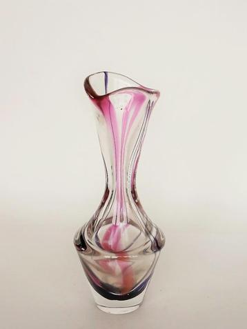 Vaas Kristalunie Max Verboeket Artglass Vintage beschikbaar voor biedingen