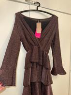 Glitter jurk, Zwart, Maat 46/48 (XL) of groter, Nieuw, Ophalen of Verzenden