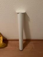 Tafelpoot wit 72 cm lang, Ophalen, Tafelpoot, Minder dan 50 cm, 50 tot 100 cm