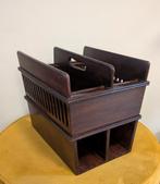 Librasco Vintage Lektuurbak - Mahonie / Tijdschriftenrek, Huis en Inrichting, Woonaccessoires | Krantenbakken en Lectuurbakken