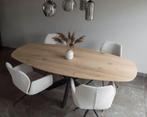 Deens ovale eiken tafels in lengtes tot 300 cm SHOWROOM OPEN, 200 cm of meer, Nieuw, 100 tot 150 cm, Ophalen of Verzenden