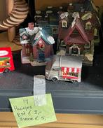 Kerstdorp huisjes poppetjes intratuin, Ophalen, Gebruikt