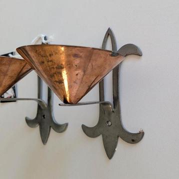 Set Deense Aristo wandkandelaren Wand houder. Danish design beschikbaar voor biedingen