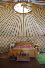 Yurt te koop (gebruikt) staat in Portugal, Caravans en Kamperen, Tenten, Ophalen of Verzenden, Gebruikt, Tot en met 4